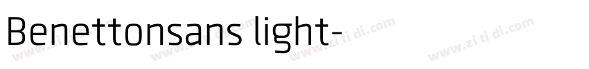 Benettonsans light字体转换